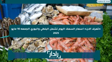 «تعرف الآن» أسعار السمك اليوم تشمل البلطي والبوري الجمعة 16 مايو 2025